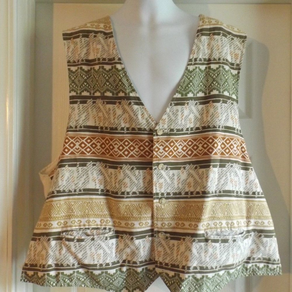 Alexander Lloyd Dress Suit Vest 5 Button Front Men